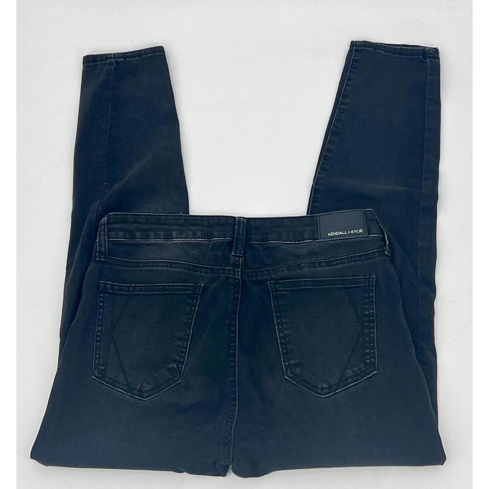 Kendall + Kylie Jeans 7/28 Black Denim Skinny Fit